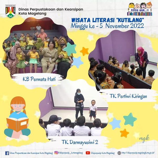 Wisata Literasi Kutilang Minggu ke 5 November 2022