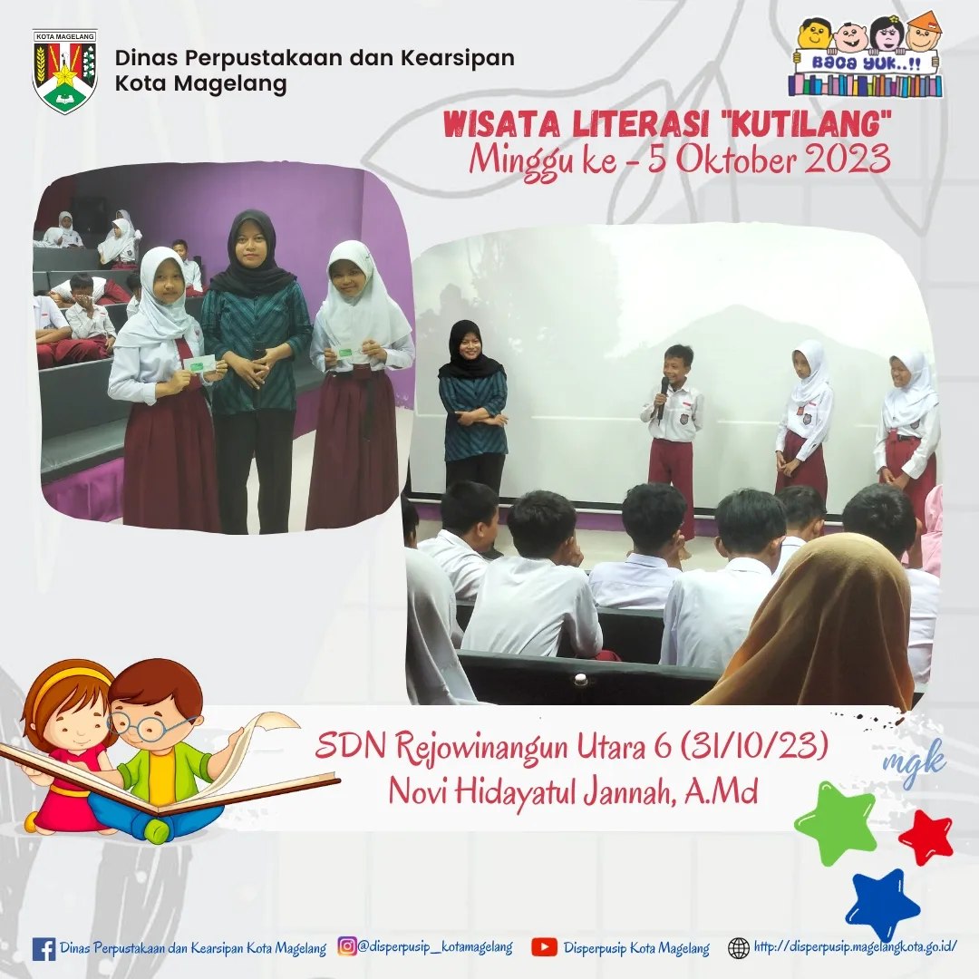 Wisata Literasi Kutilang dari SD N Rejowinagun Utara 6