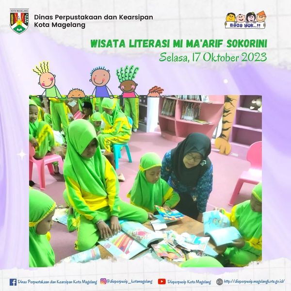 Wisata Literasi MI Maarif Sokorini 2023