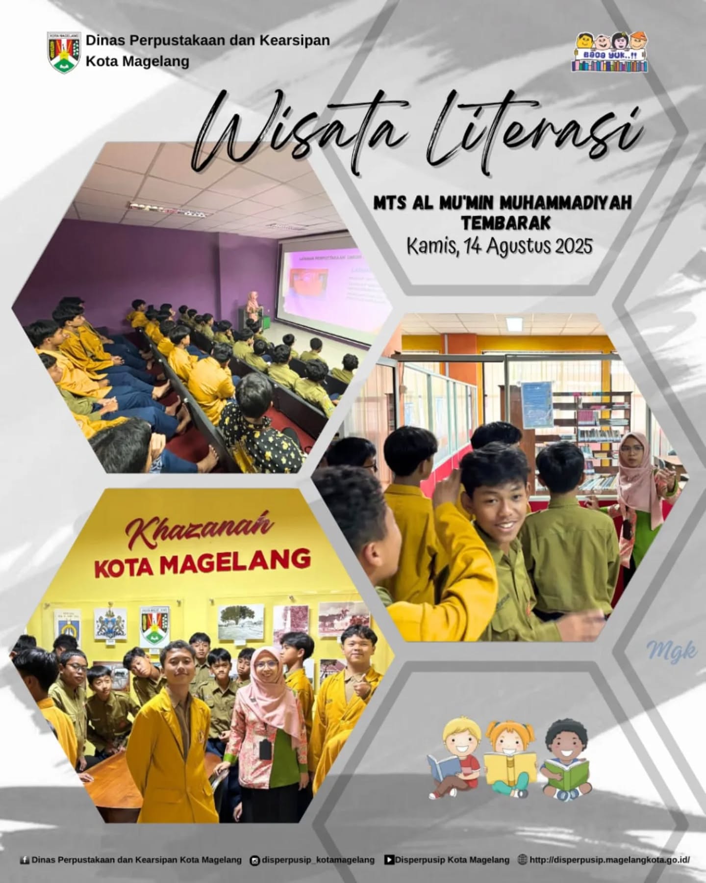 Wisata Literasi MTs Al Mumin Muhamadiyah Tembarak
