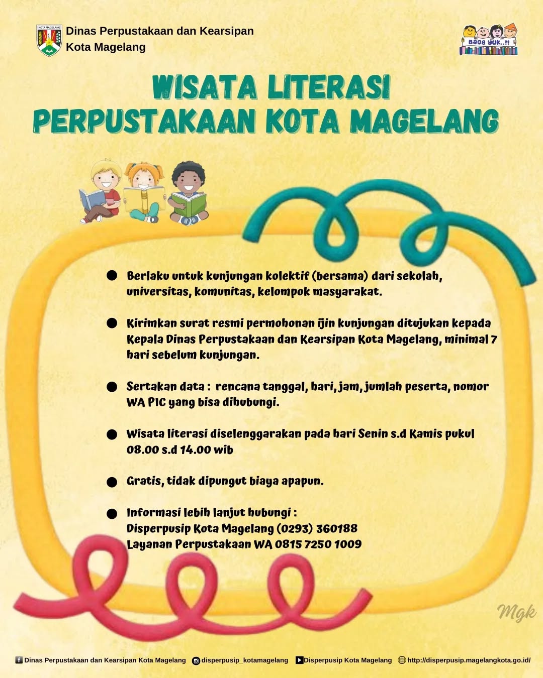 Wisata Literasi Perpustakaan Kota Magelang 2025