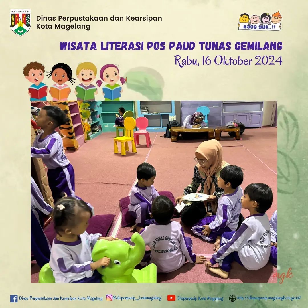 Wisata Literasi Pos Paud Tunas Gemilang 