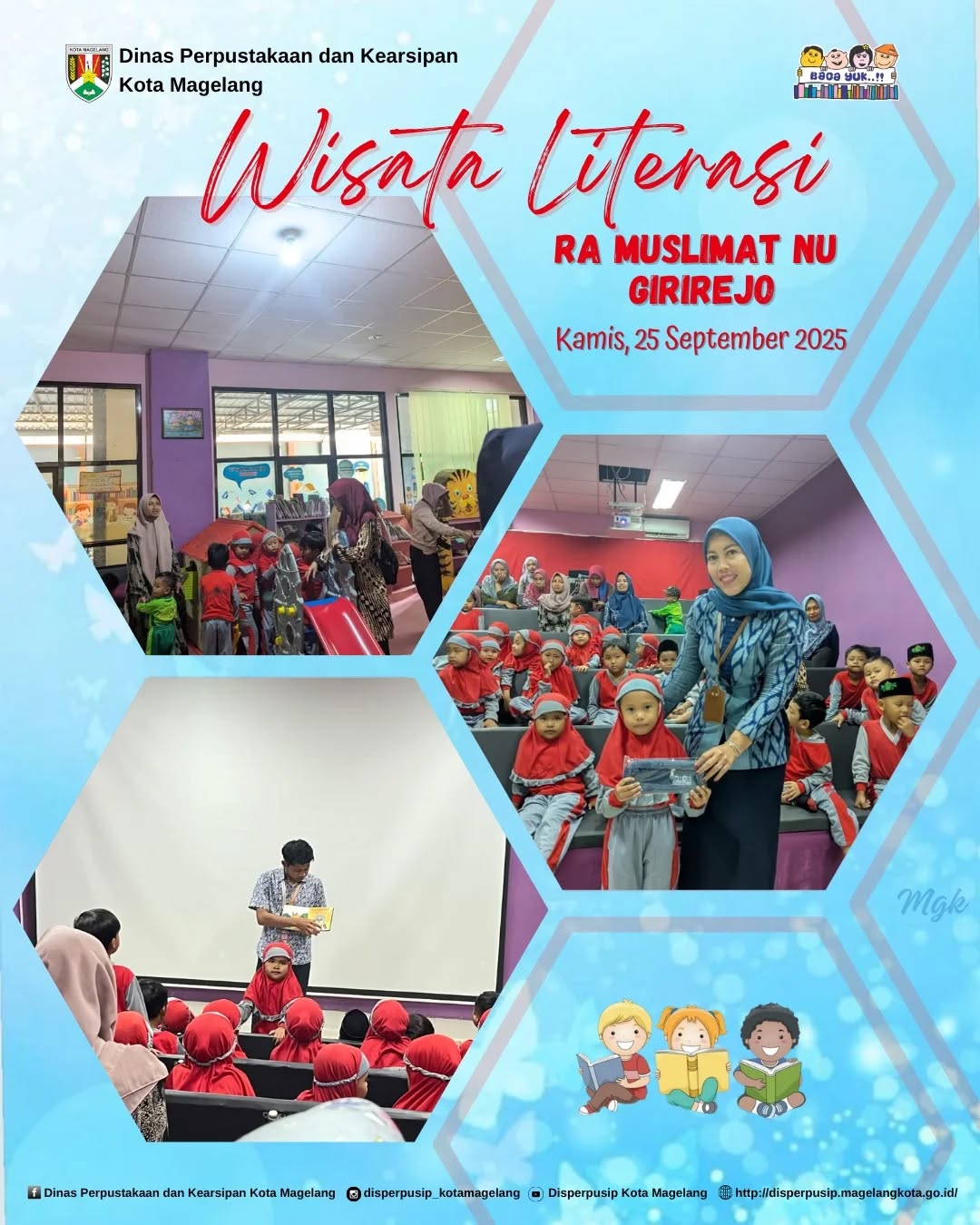 Wisata Literasi RA Muslimat NU Girirejo