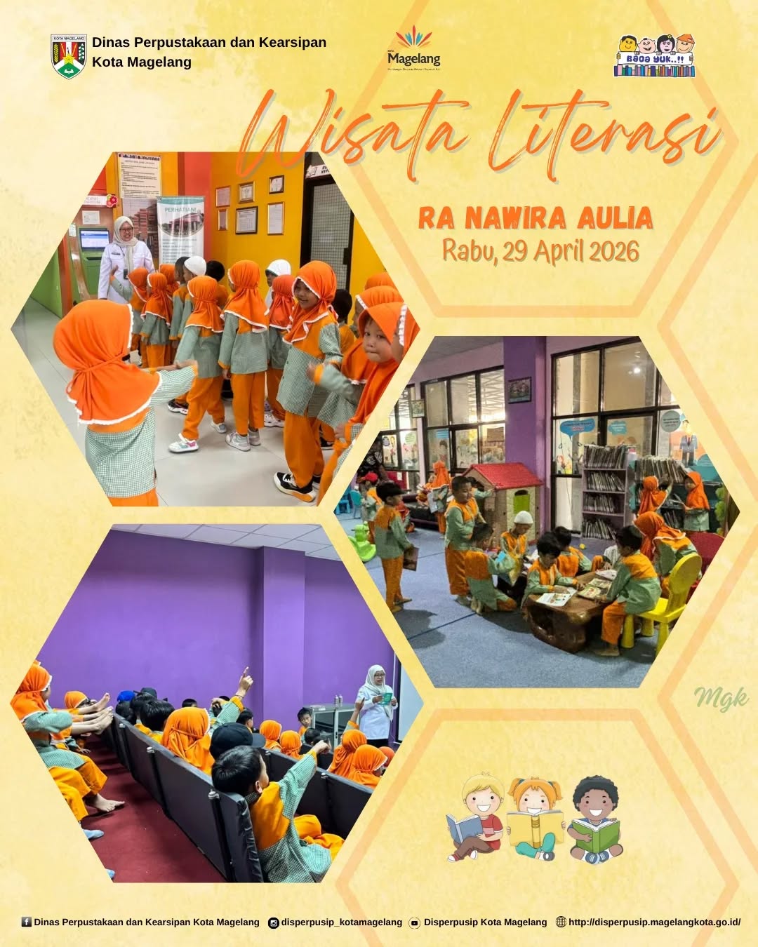 Wisata Literasi RA Nawira Aulia