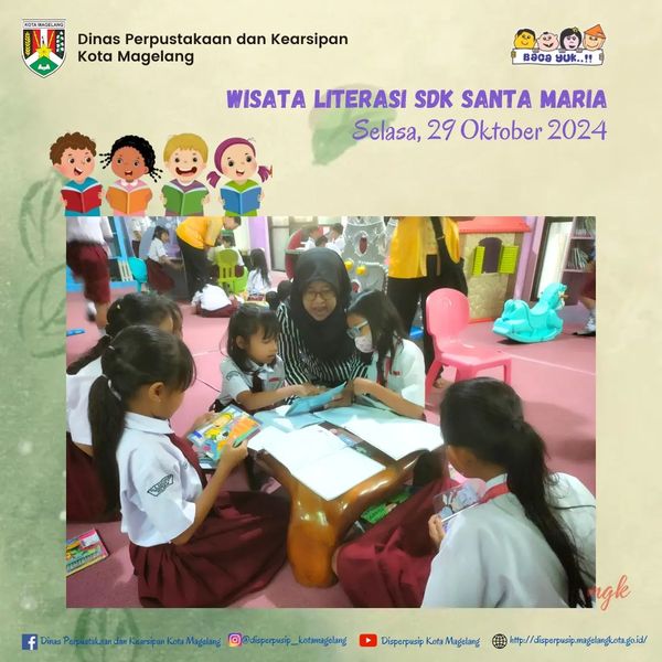 Wisata Literasi SDK Santa Maria