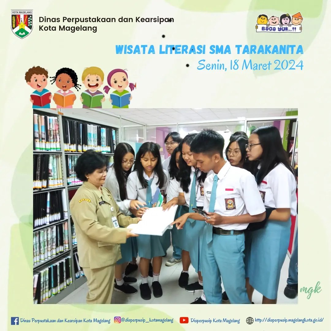 Wisata Literasi SMA Tarakanita Magelang