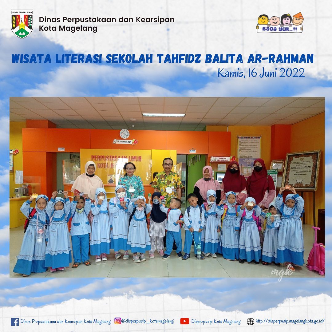 Wisata Literasi Sekolah Tahfidz Balita Ar Rahman