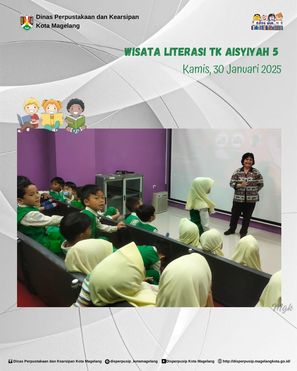 Wisata Literasi TK Aisyiyah 5 Kota Magelang