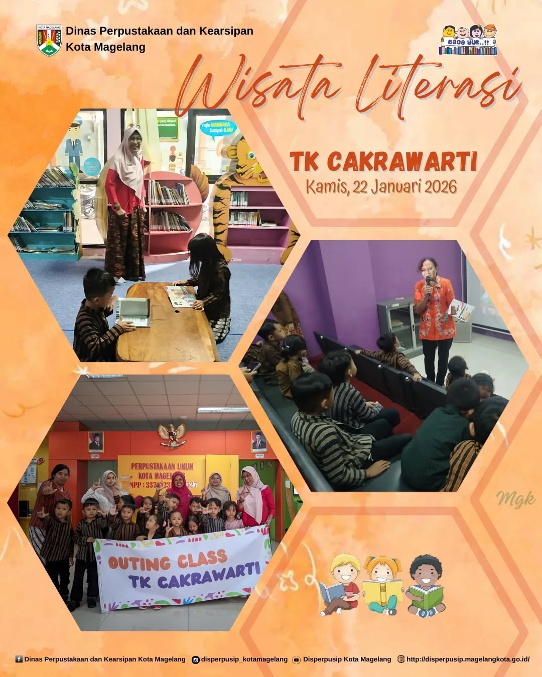 Wisata Literasi TK Cakrawati 