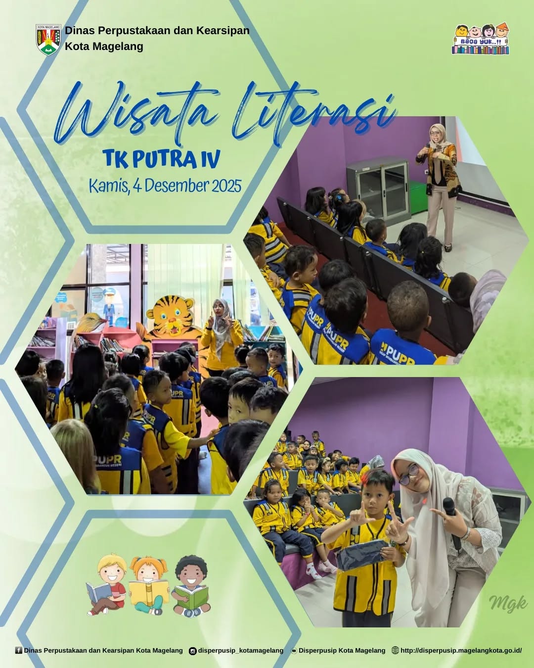 Wisata Literasi TK Putra IV Magelang