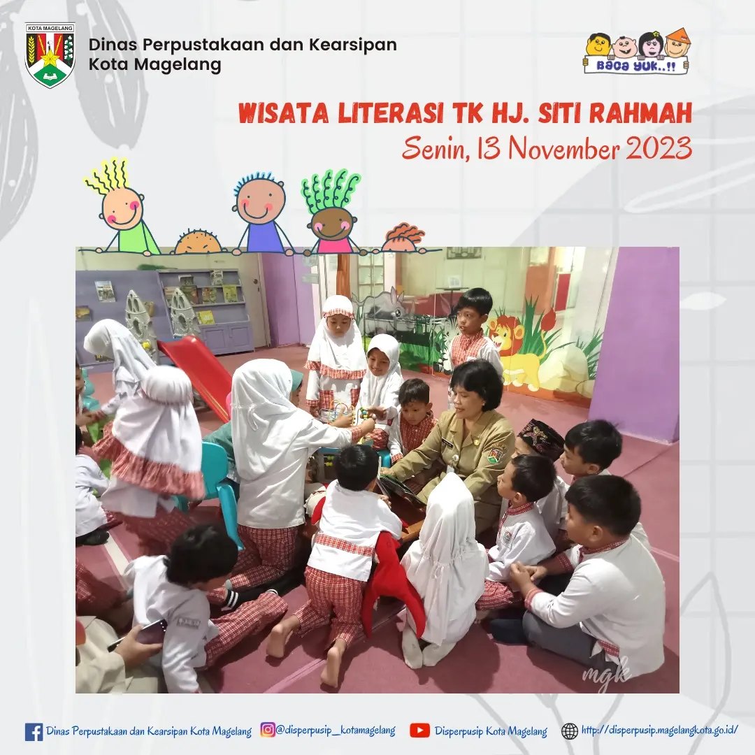 Wisata Literasi TK Hj Siti Rahmah 