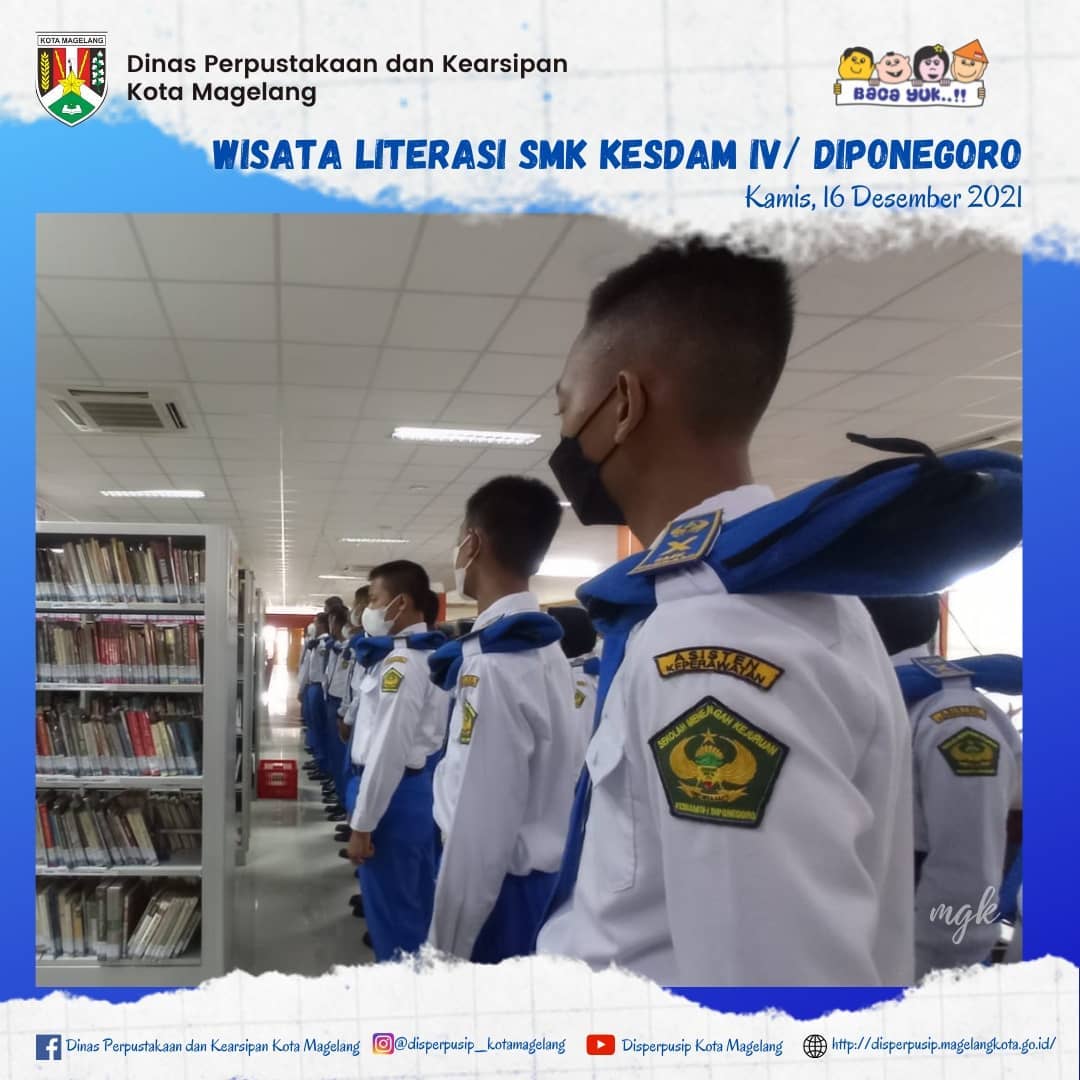 Wisata Literasi dari SMK Kesdam IV Diponegoro