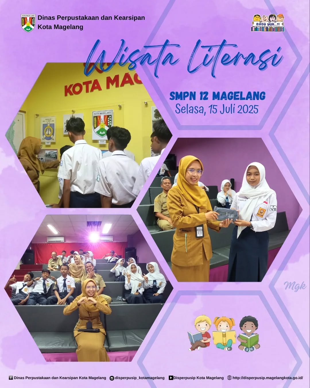 Wisata Literasi dari SMP Negeri 12 Magelang