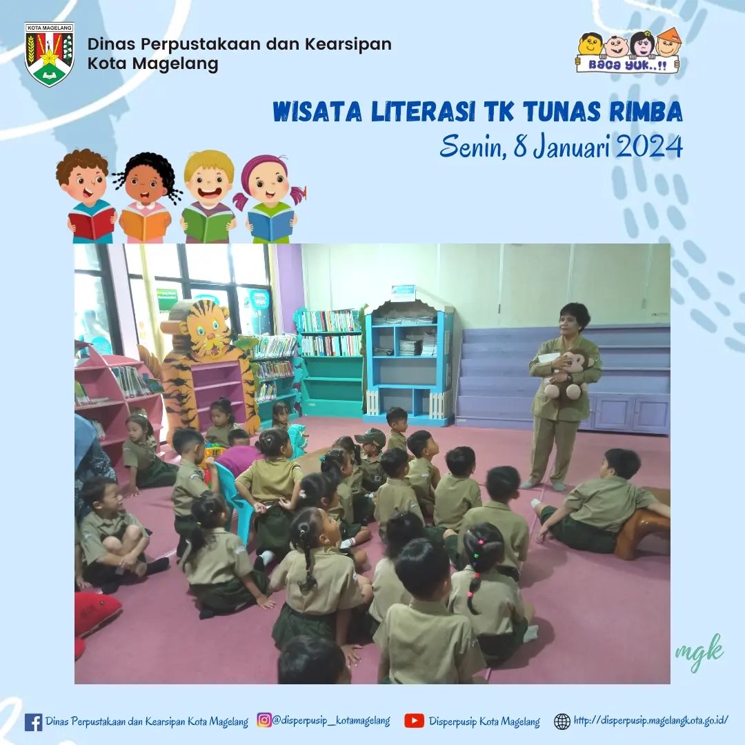 Wisata Literasi dari TK Tunas Rimba 