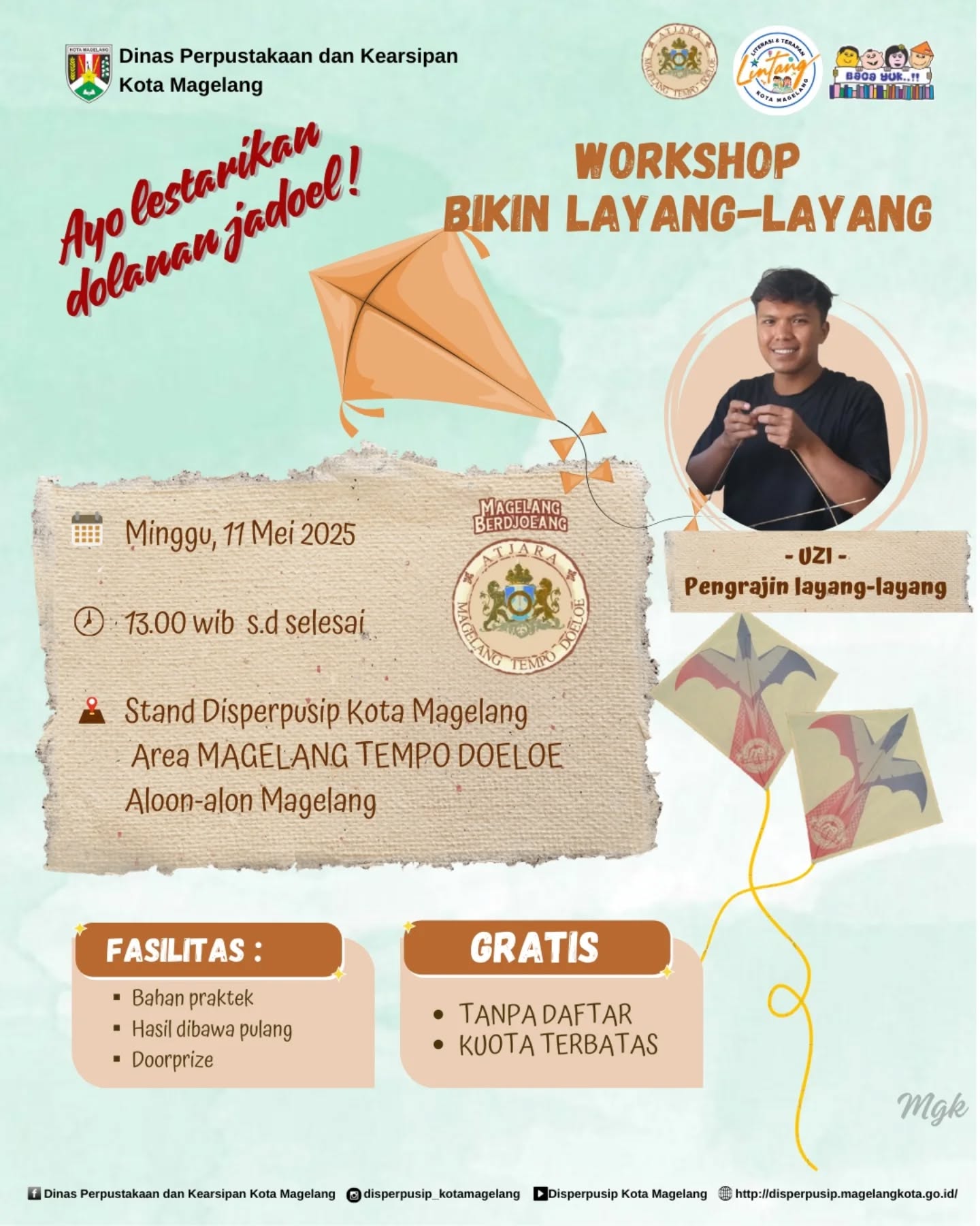 Workshop, Bikin Layang - Layang  