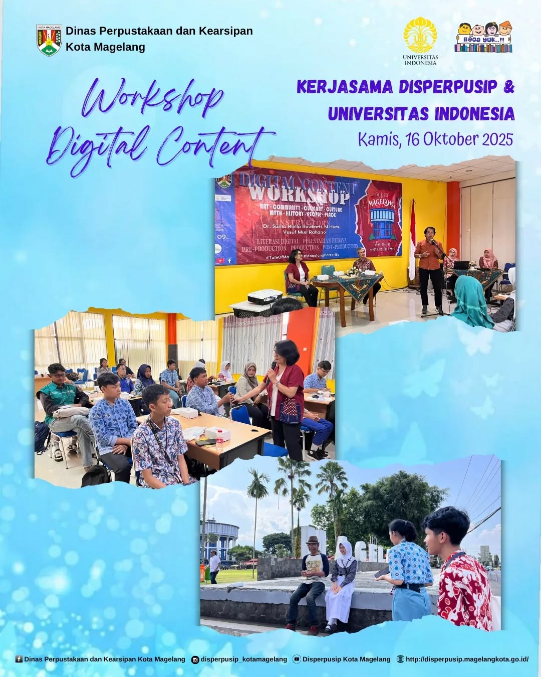 Workshop Digital Content dengan Universitas Indonesia 