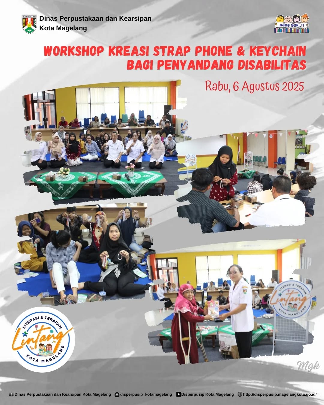 Workshop Kreasi Strap Phone dan Keychain Bagi Penyandang Disabilitas
