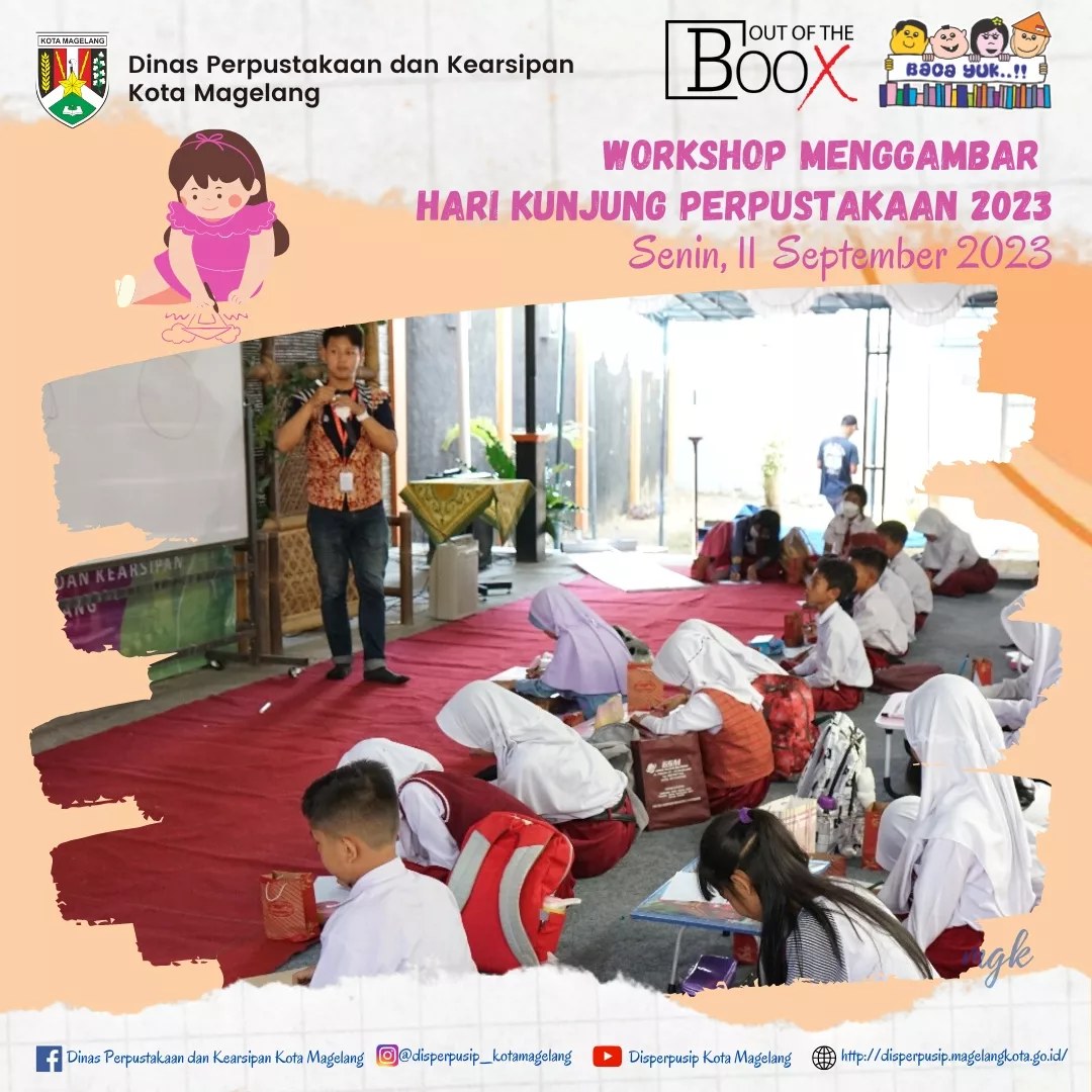 Workshop Menggambar Hari Kunjung Perpustakaan 2023