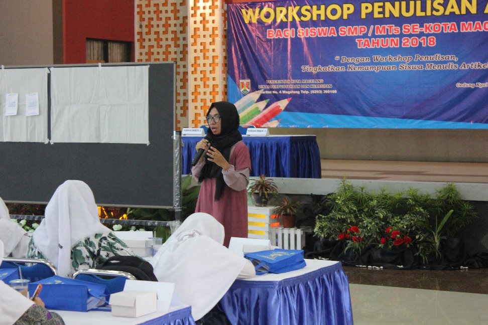 Workshop Penulisan Artikel Bagi Siswa SMP MTs se-Kota Magelang 2018