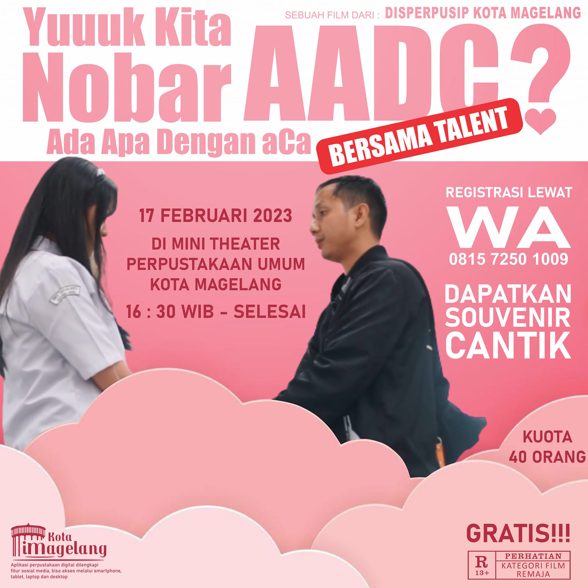 Yuuuuk Kita Nobar AADC Bersama Talent