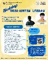 Ikuti WORKSHOP VIDEO KONTEN LITERASI yuk!!! 