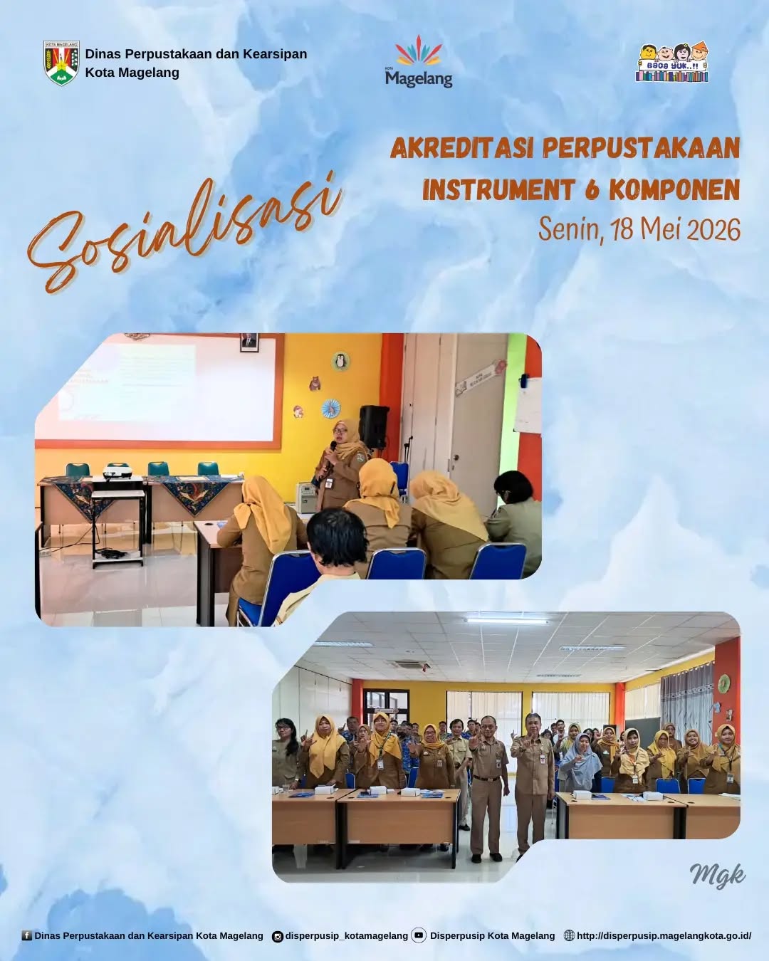 Sosialisasi Akreditasi Perpustakaan 6 Komponen